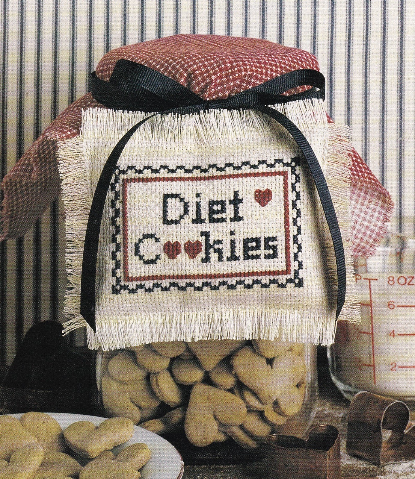 DIET COOKIES Cross-Stitch (Single Pattern From Magazine) Funny Treats