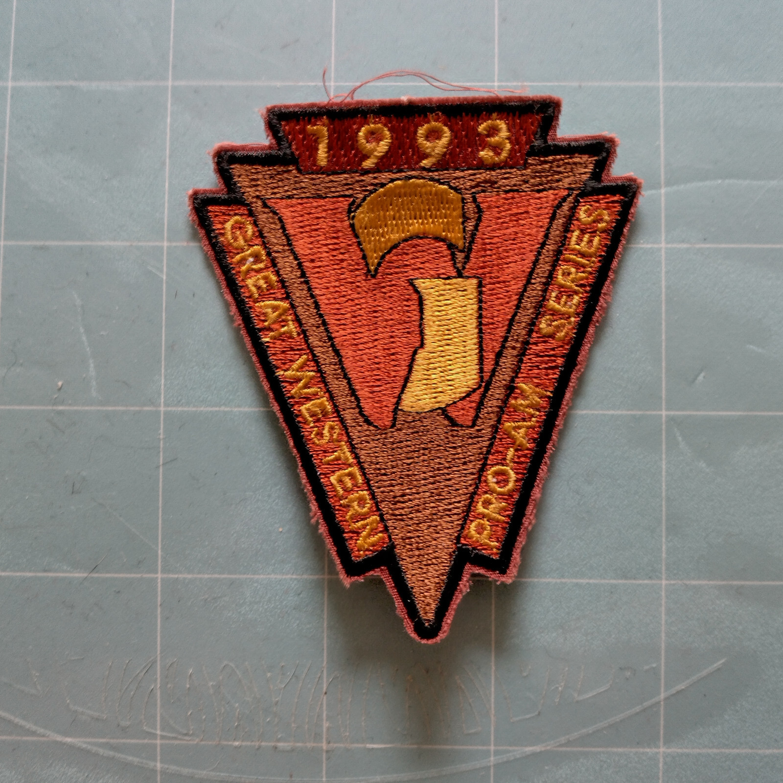 Great Western Pro-Am Series 1993 Event Patch size 3x4