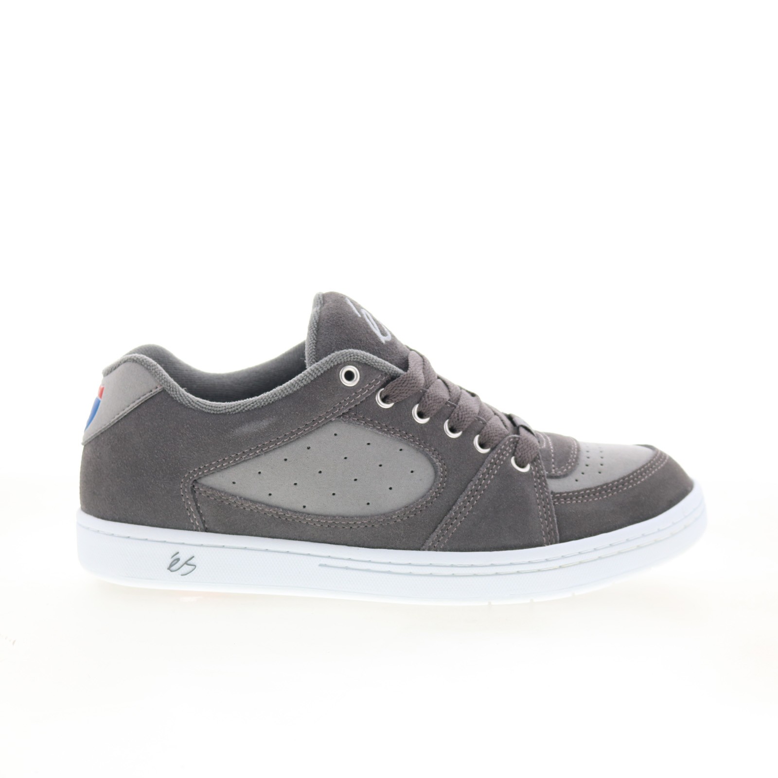ES Accel X GO Skateboarding Day Mens Gray Skate Inspired Sneakers Shoes