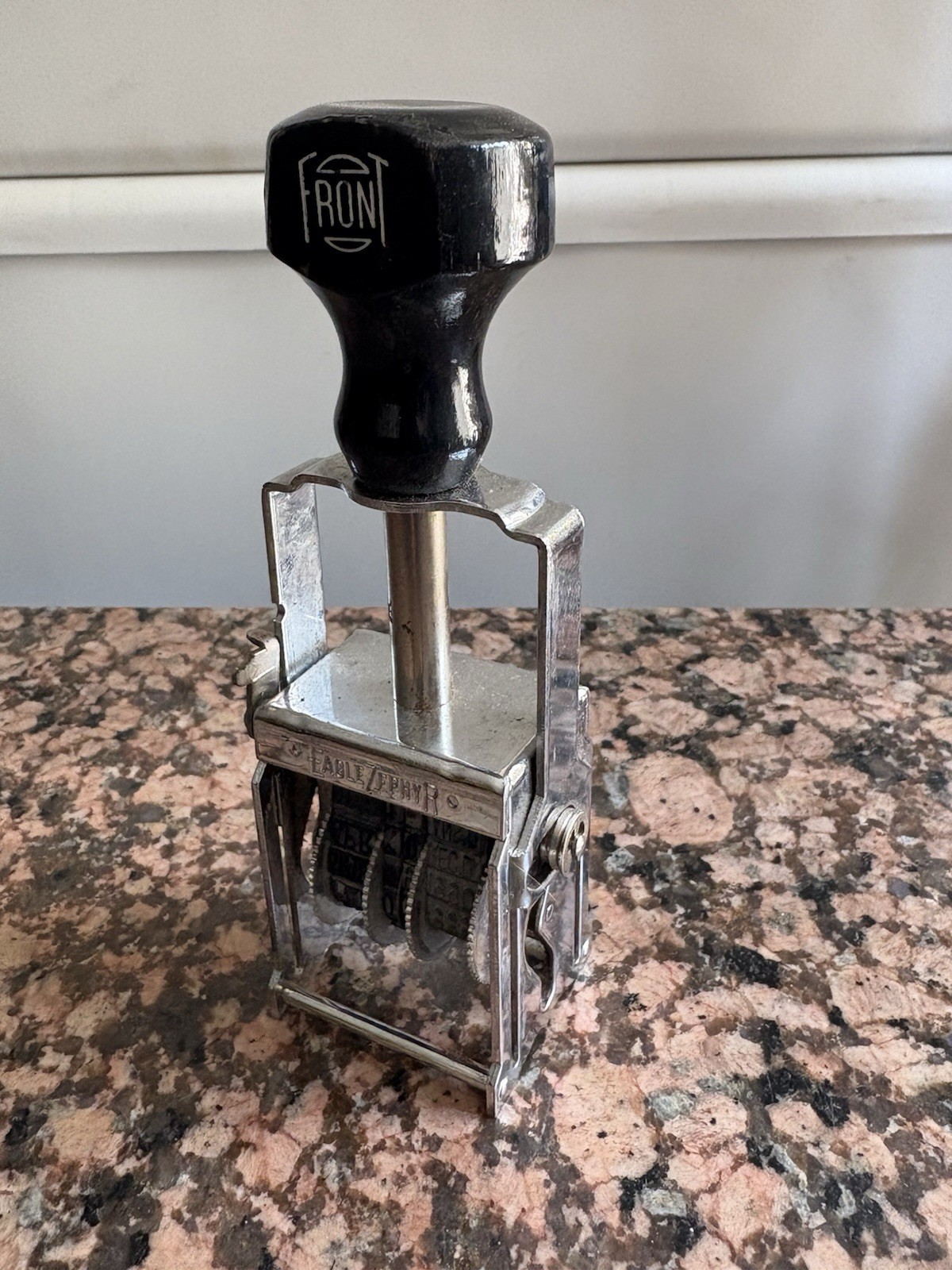 Vintage Eagle Zephyr Numbering Machine/Numbering Stamp