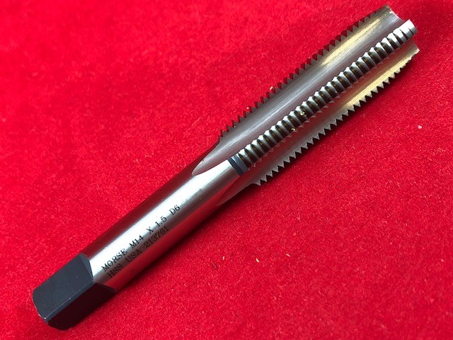 M14 X 1.5 14MM Plug Hand Tap Morse MT3838023 HSS USA D6 RH Metric 4 Flute