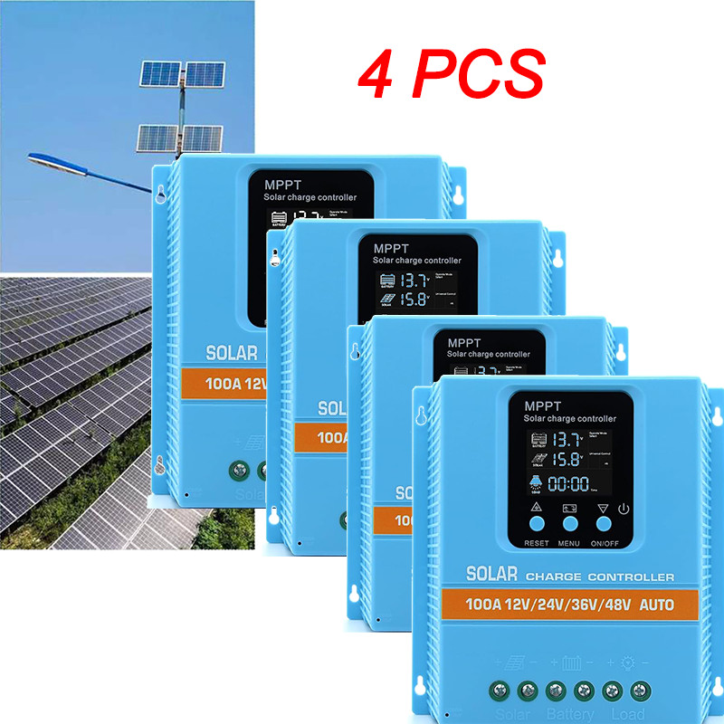 4800W 100A MPPT Solar Charge Controller 12V/24V/36V/48V Battery PV Regulator NEW