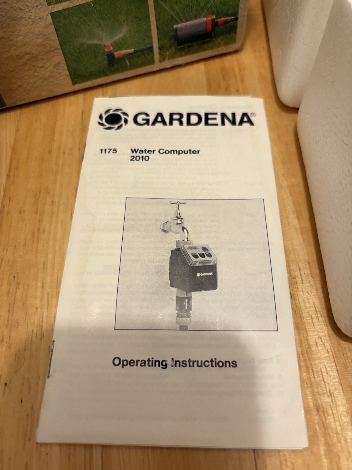 Gardena Water Computer Irrigation Computer 2010 # 1175 NEW/ OPEN BOX
