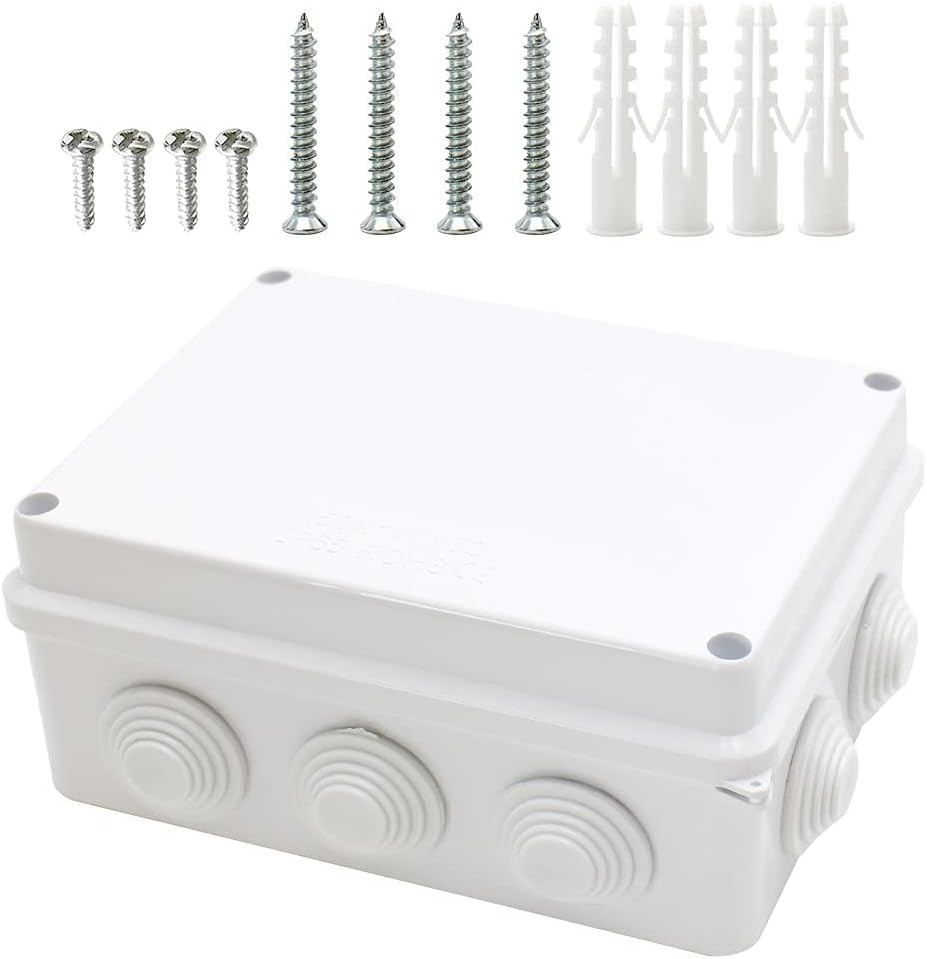 Durable Watertight Electrical Box - Universal Design 5.9" x 4.3" x 2.8"