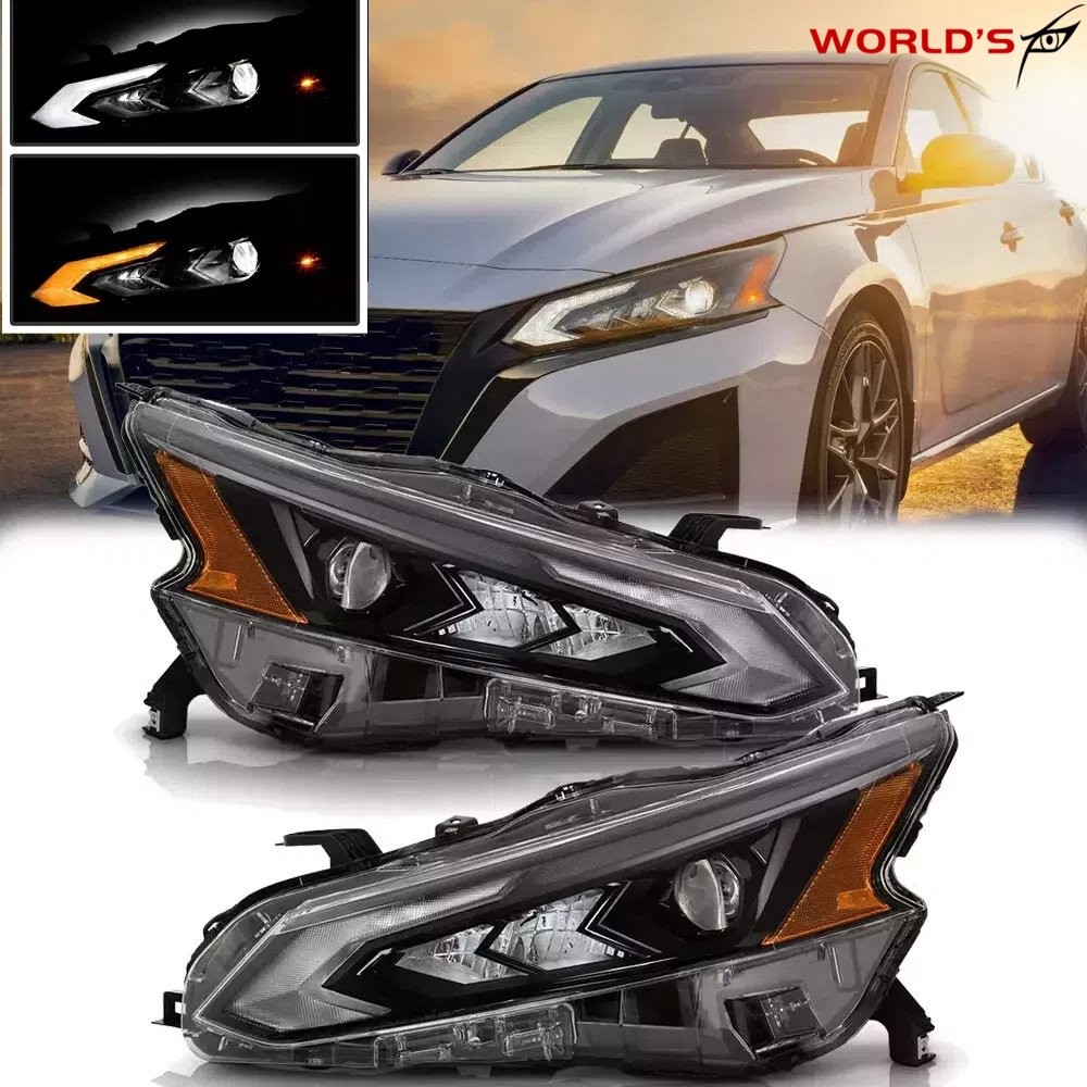 For Nissan Altima 2022-2024 Full LED Projector Headlights Headlamps Left+Right