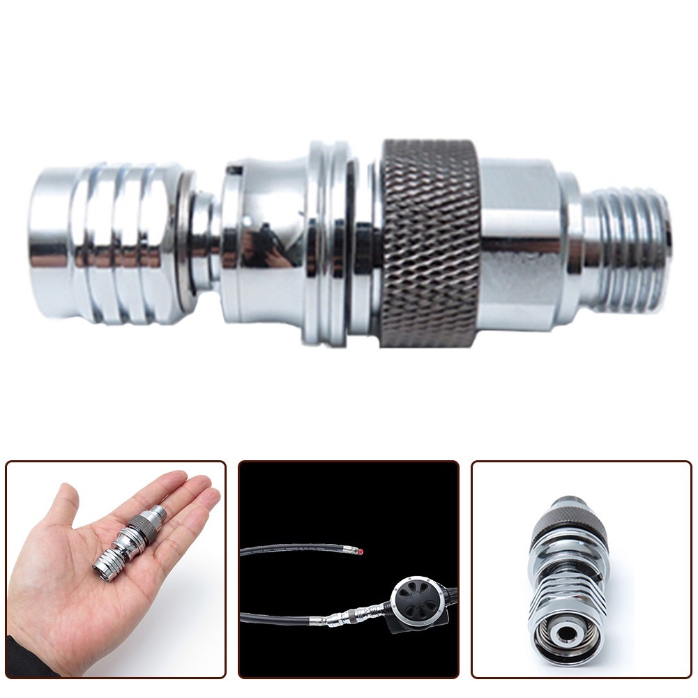 Chrome Plated Copper Diving Full Face Second Stage Adjuster Quick Connect