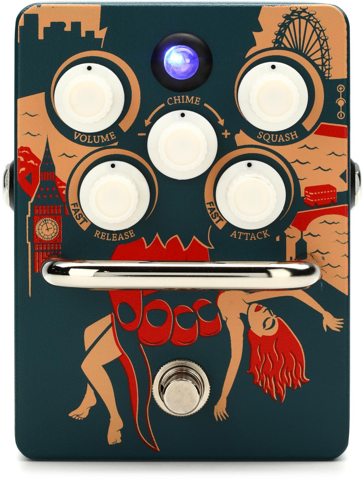 Orange Kongpressor Optical Class A Compressor Pedal