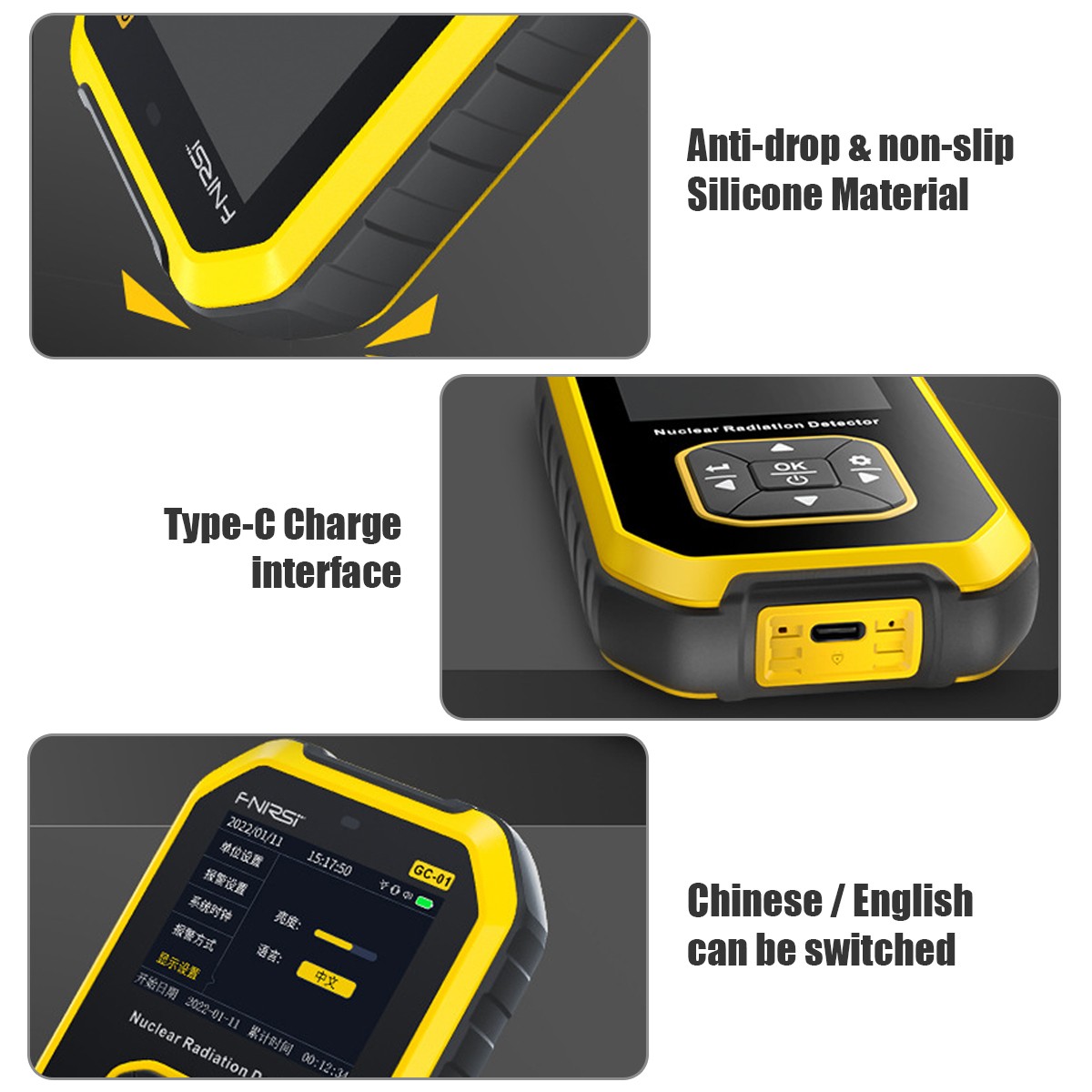 Digital *LCD Geiger Counter Nuclear Radiation Detector β γ X-Ray Test Meter Tool