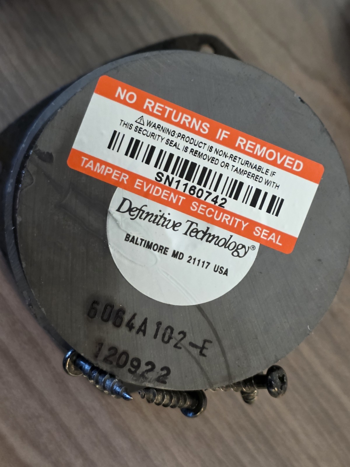 DEFINITIVE TECHNOLOGY BP-8040ST 3.5" MIDRANGE DRIVER - PRICED PER UNIT -TESTED