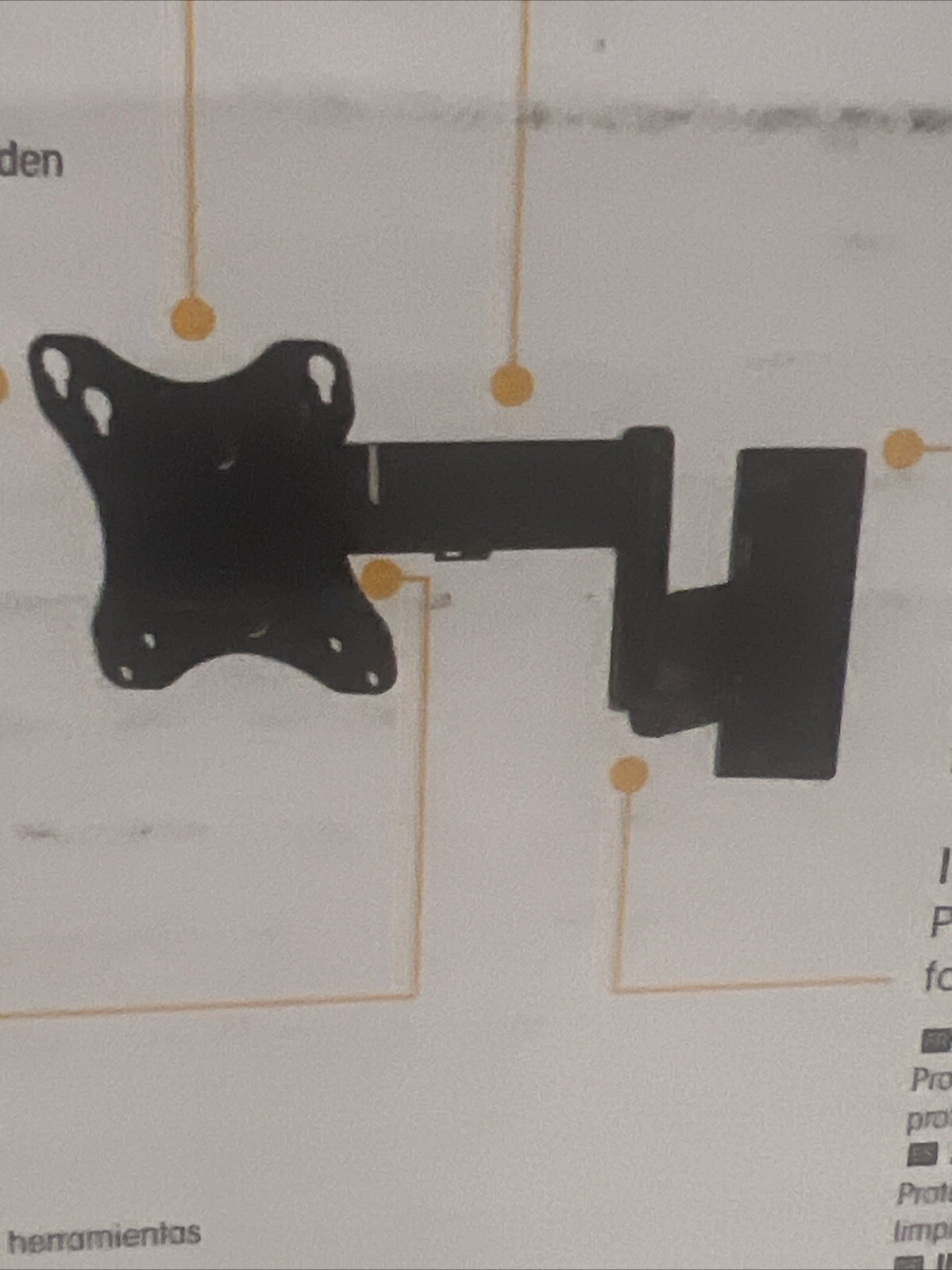 Peerless PA730 Tilting TV Mount  For 10”-29” (26-74cm) TV . New & Free Shipping