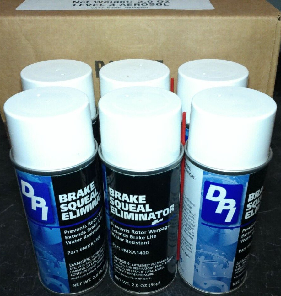 6 pack DPI Brake Squeal Eliminator MXA1400 6oz cans (Net Weight 2oz each)
