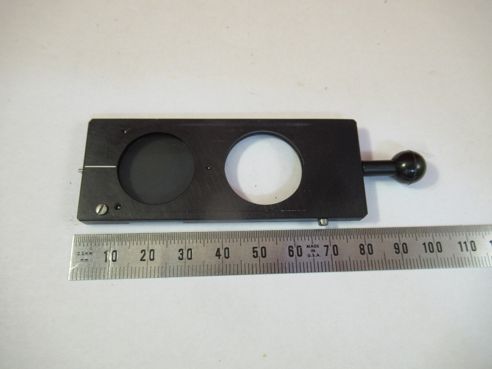 ZEISS GERMANY POLARIZER POL SLIDE OPTICS MICROSCOPE PART AS PICTURED &12-A-25