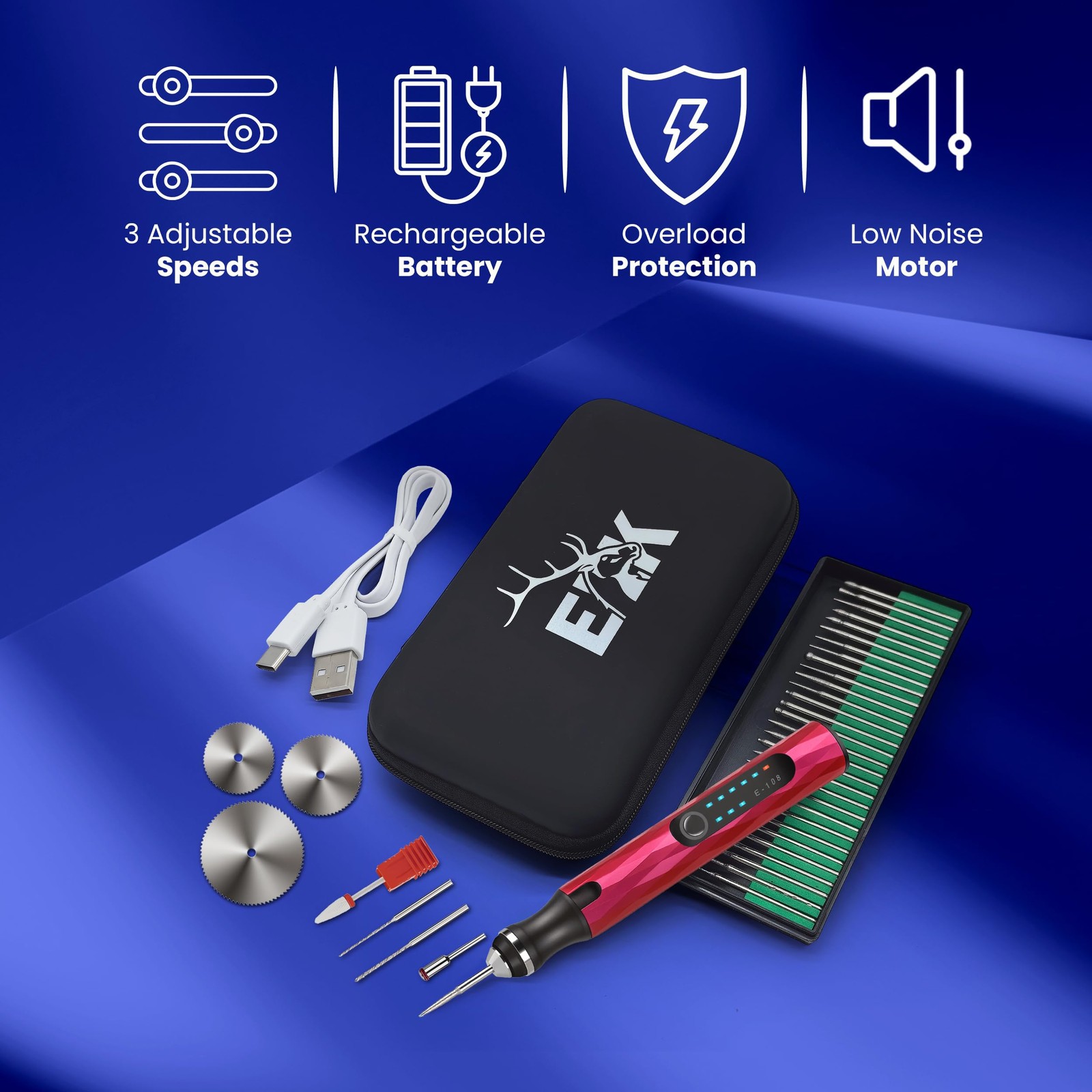 Customizer Engraving Pen for All Materials - 2025 UPGRADED Torque - Rechargea...