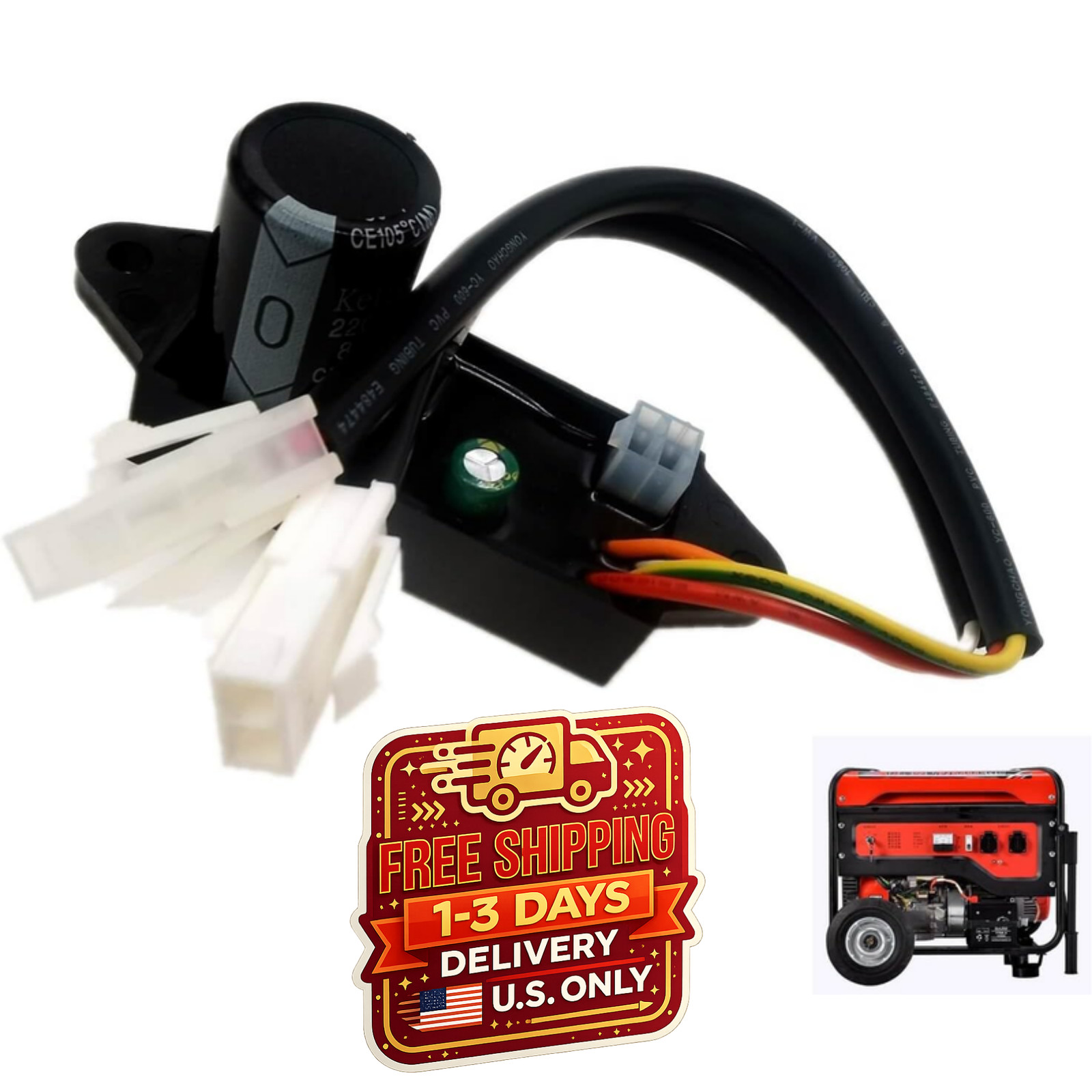 TJ113-2009-1 Ignition Module for Predator 3500 Loncin LC3000i Champion 63584