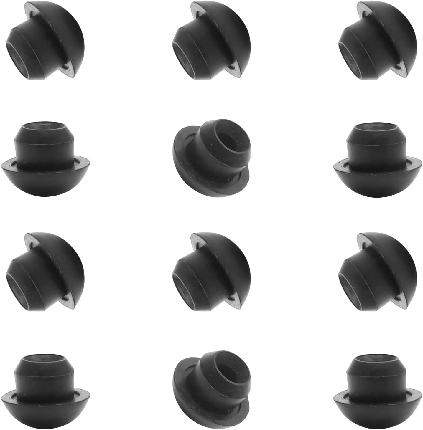 12PCS 8mm (5/16") Floor Bottle Jack Plugs Black Jack Oil Filler Plug Rubber P...