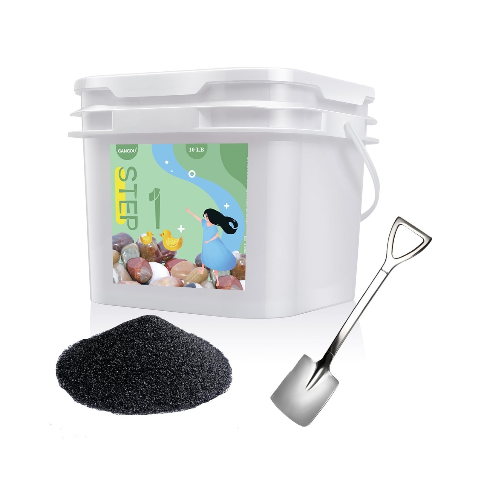 10 lbs Rock Tumbler Grit - Tumbler Media Grit,Rock Polishing Grit Media, Work...