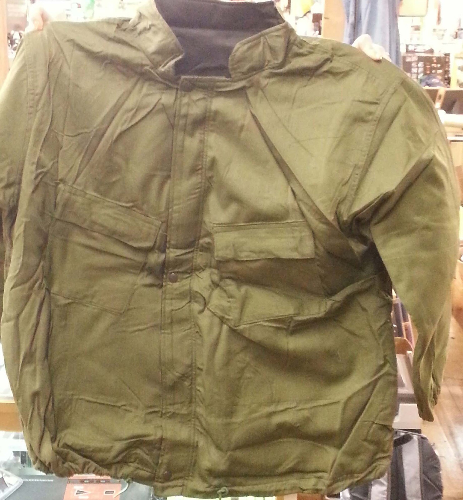 Green Military - Chemical Suit 2pc Set, NEW (Adult Medium) FACTORY SEALED