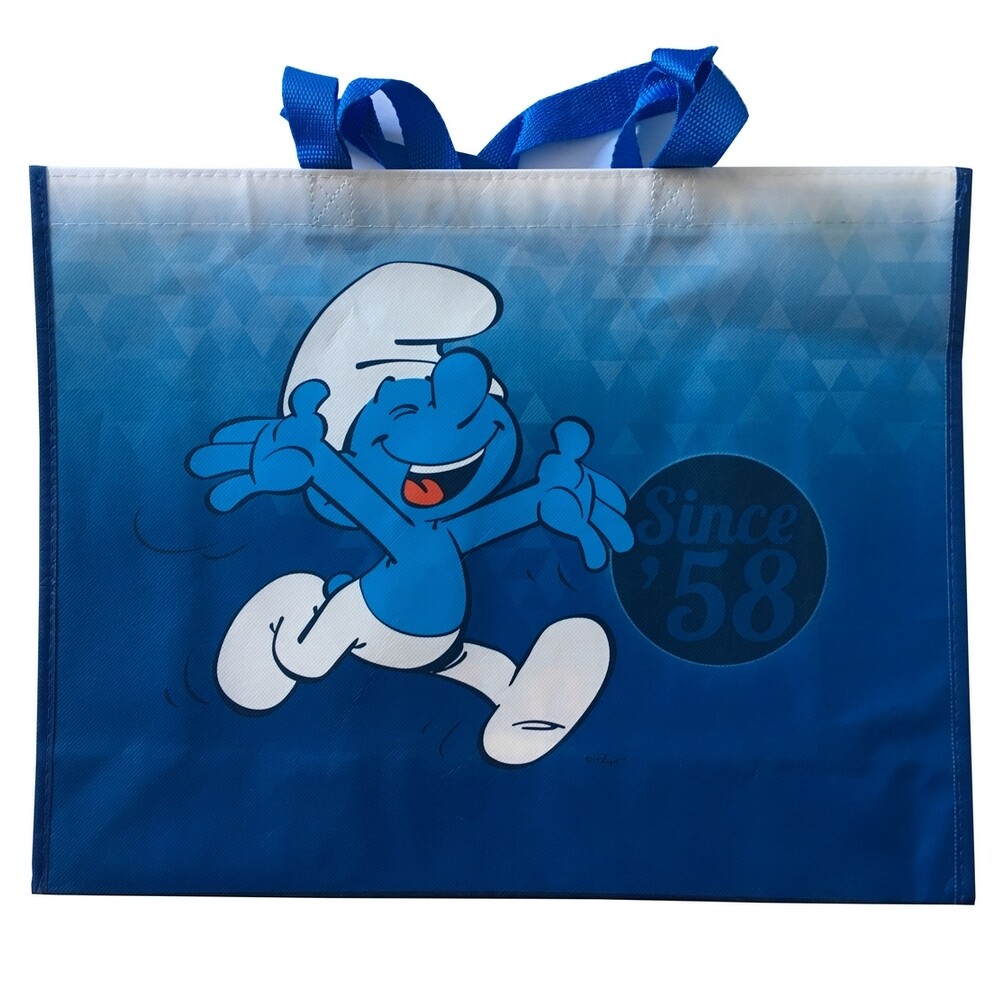 Puppy Les Schtroumpfs Born in 58 Blue Waterproof Bag (45x15x35cm)