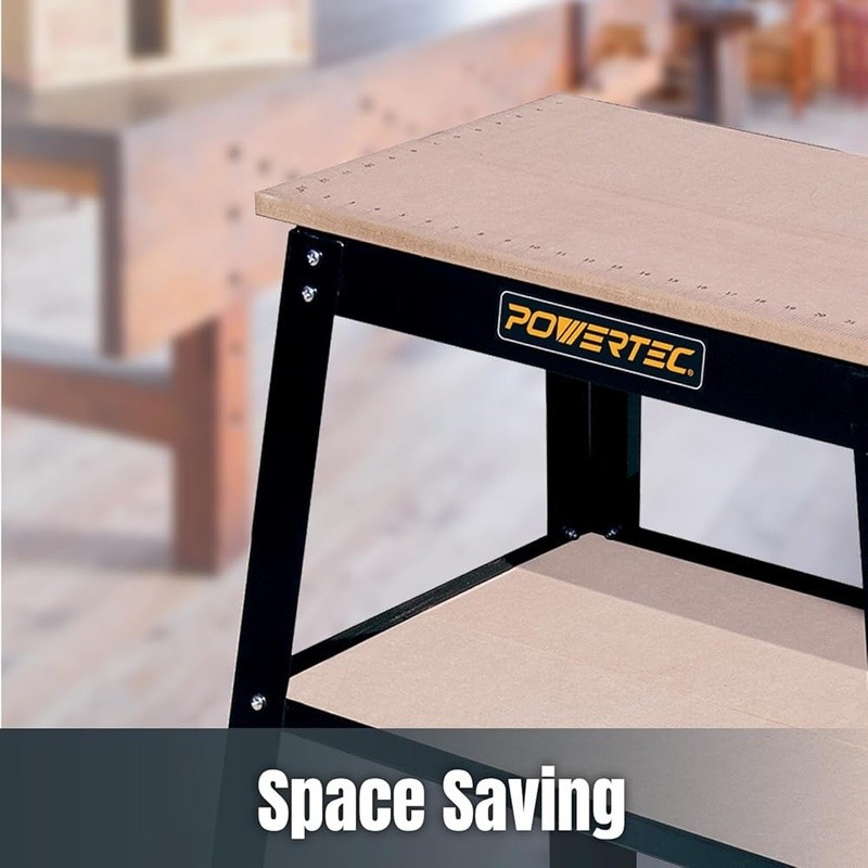 Universal Power Tool Support Compact Workbench Adjustable Heavy Duty Non-Slip US