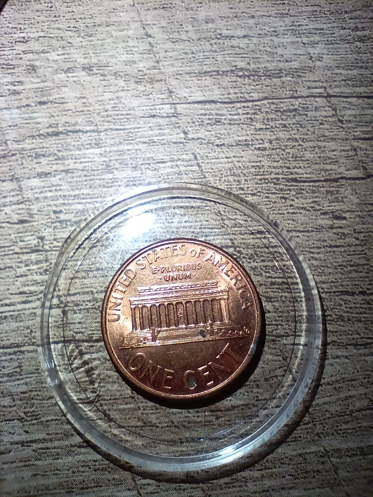 1996 D Penny In Capsule