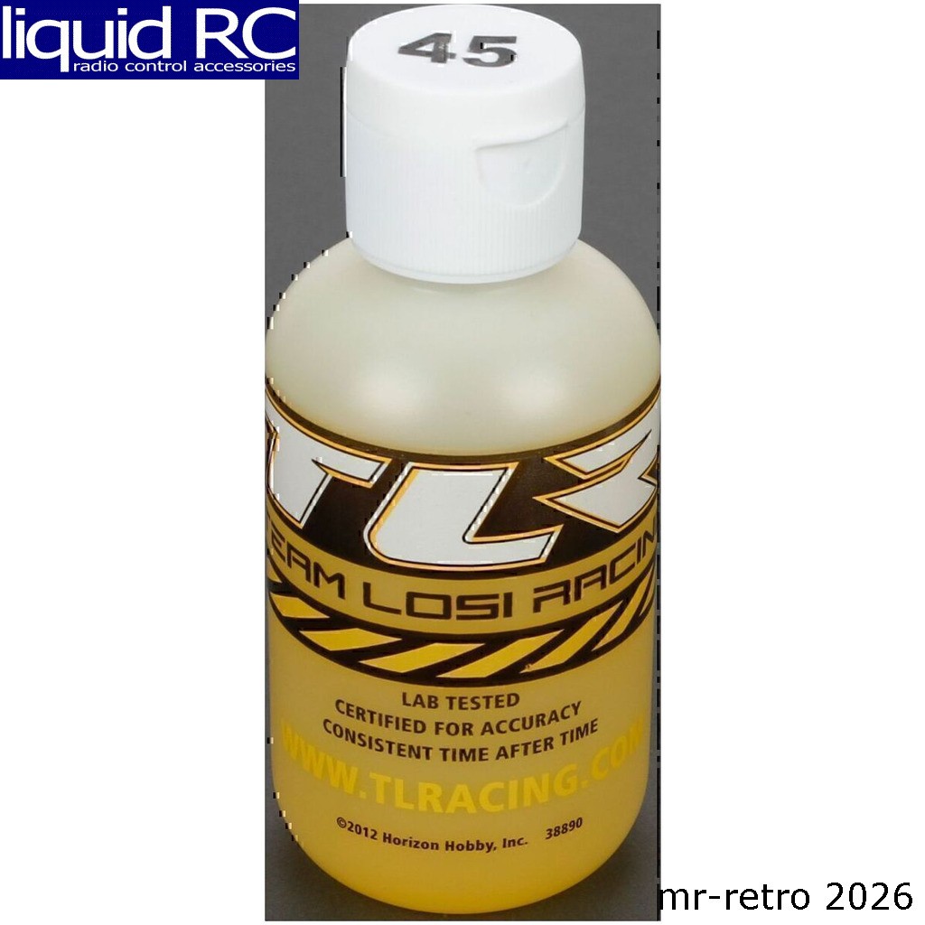 Team Losi Racing 74026 Silicone Shock Oil 45wt 610cst 4oz