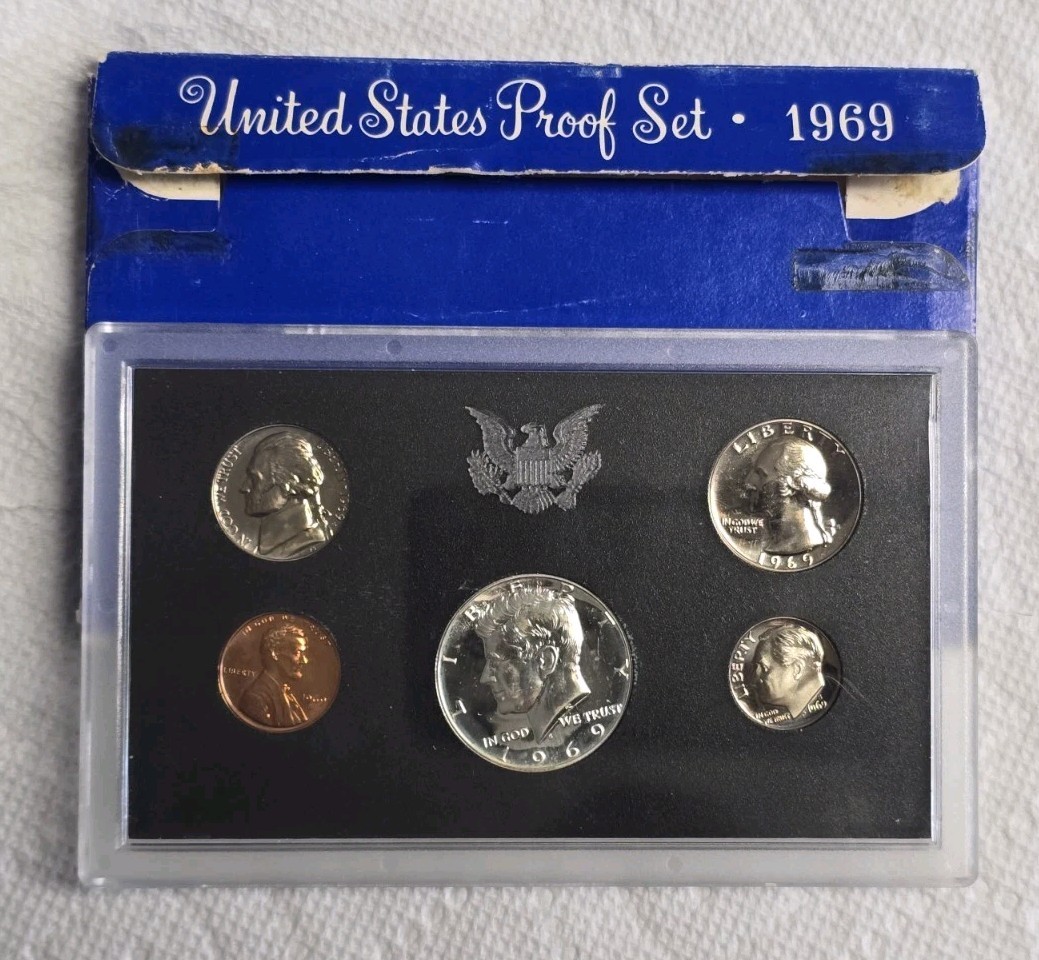 1969 US Proof 5 Coin Set w/ OGP