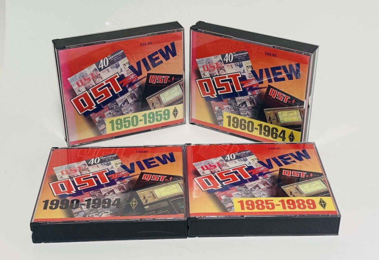 QST ARRL CD-Rom - 1950-1959 - 1960-1964 - 1985-1989 - 1990-1994 - Lot of 4