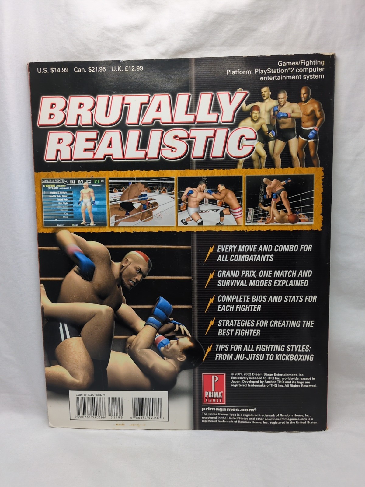 Pride Fighting Championships Primas Strategy Guide Book