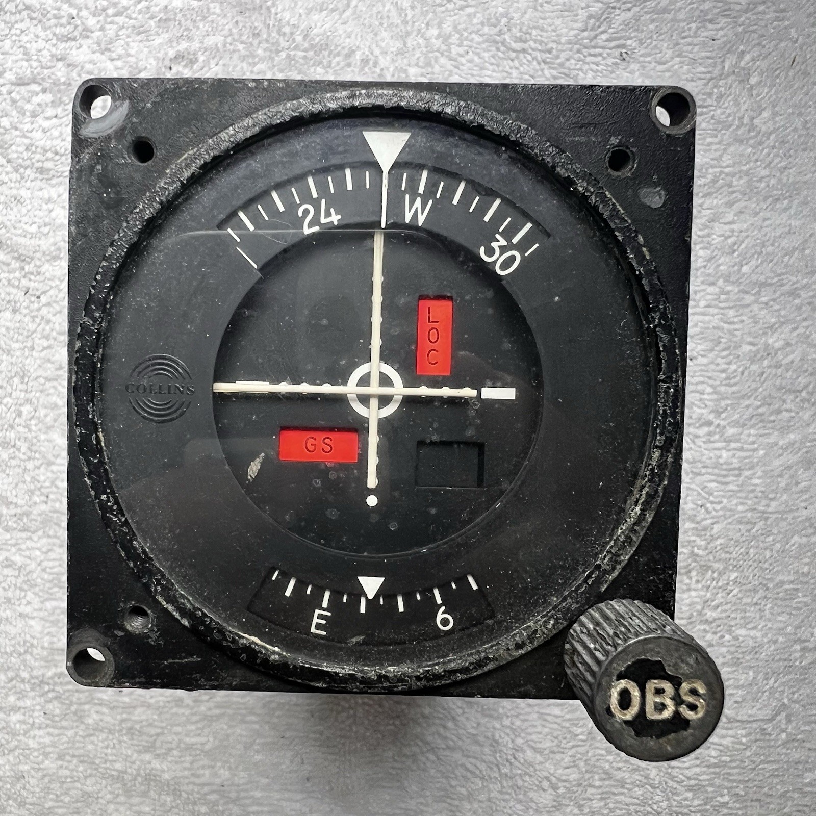 Collins Course Indicator PN: 522-3306-011 331H-3G Compass 360*