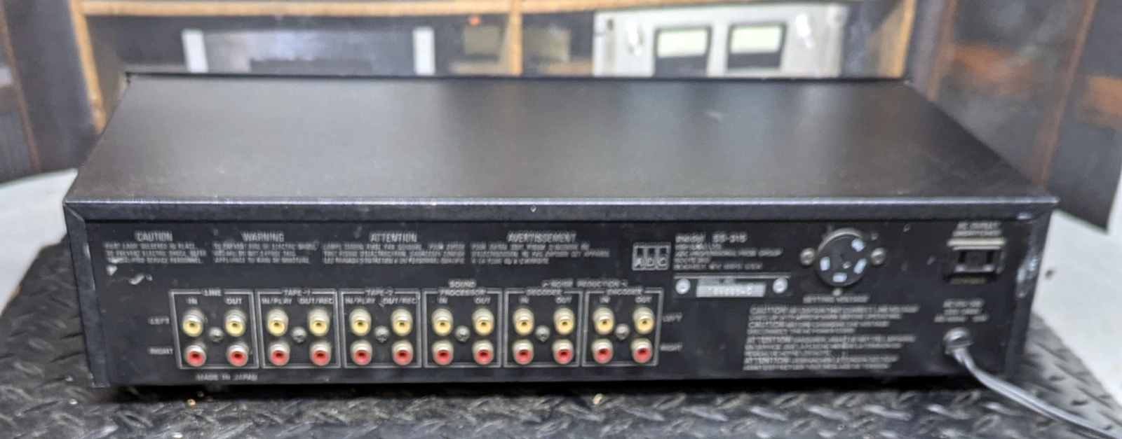 ADC Sound Shaper SS-315 equalizer with spectrum analyzer display