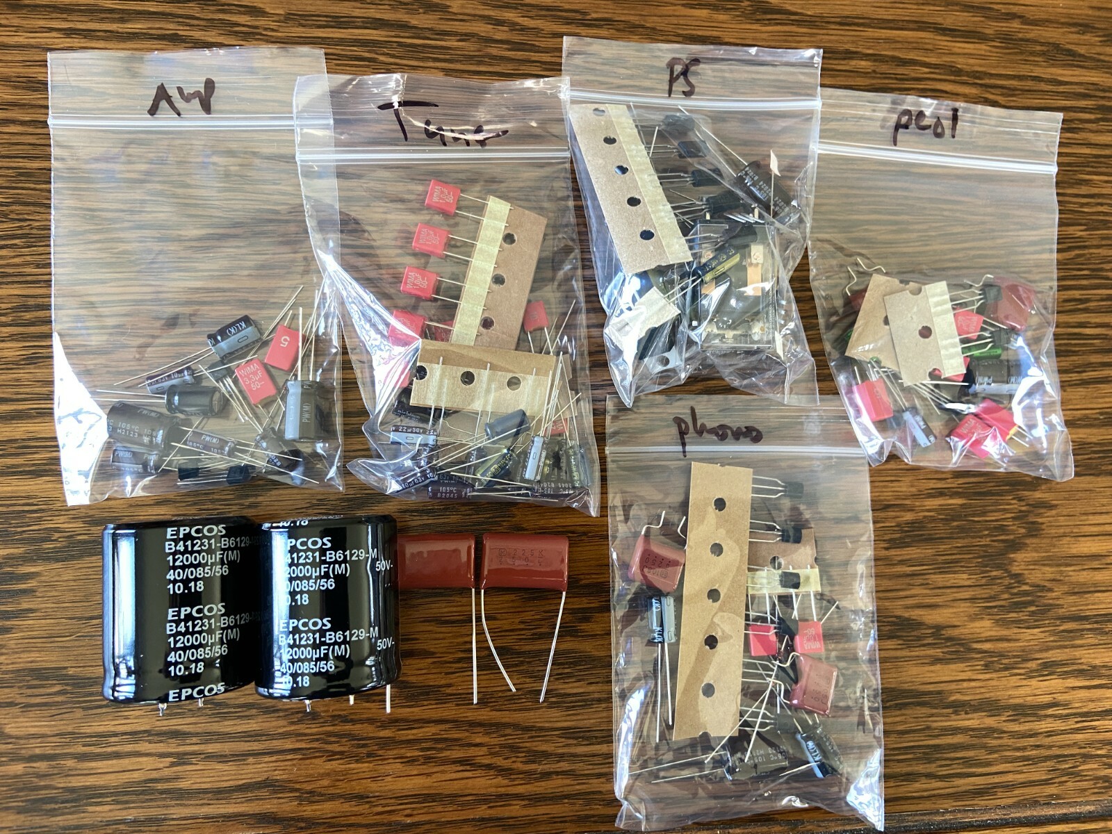 Marantz 2250 Complete Rebuild Kit High-Quality Receiver Recap Caps Transistors