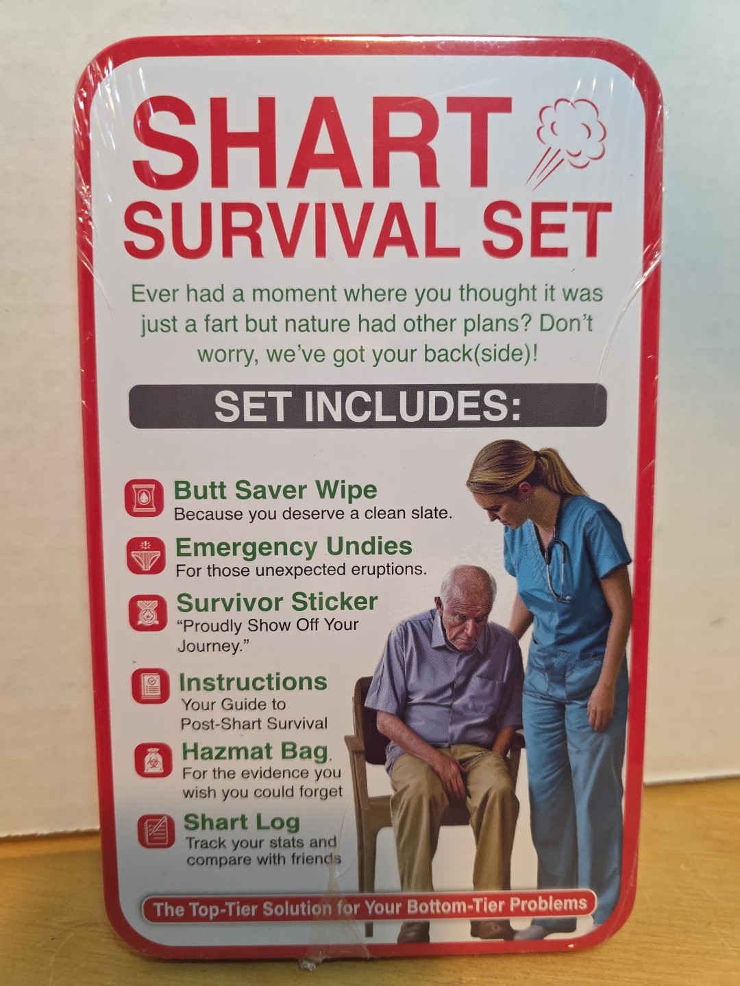 Shart Survival Set - Funny Gag Gift Boyfriend Men Birthday Husband Teens Humor