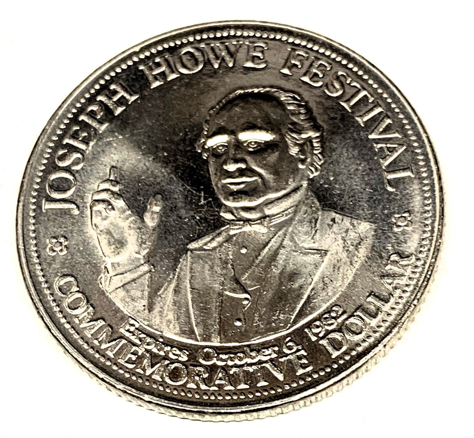 # C3806   NOVA SCOTIA TRADE DOLLAR  COIN,   JOSEPH    HOWE   1982