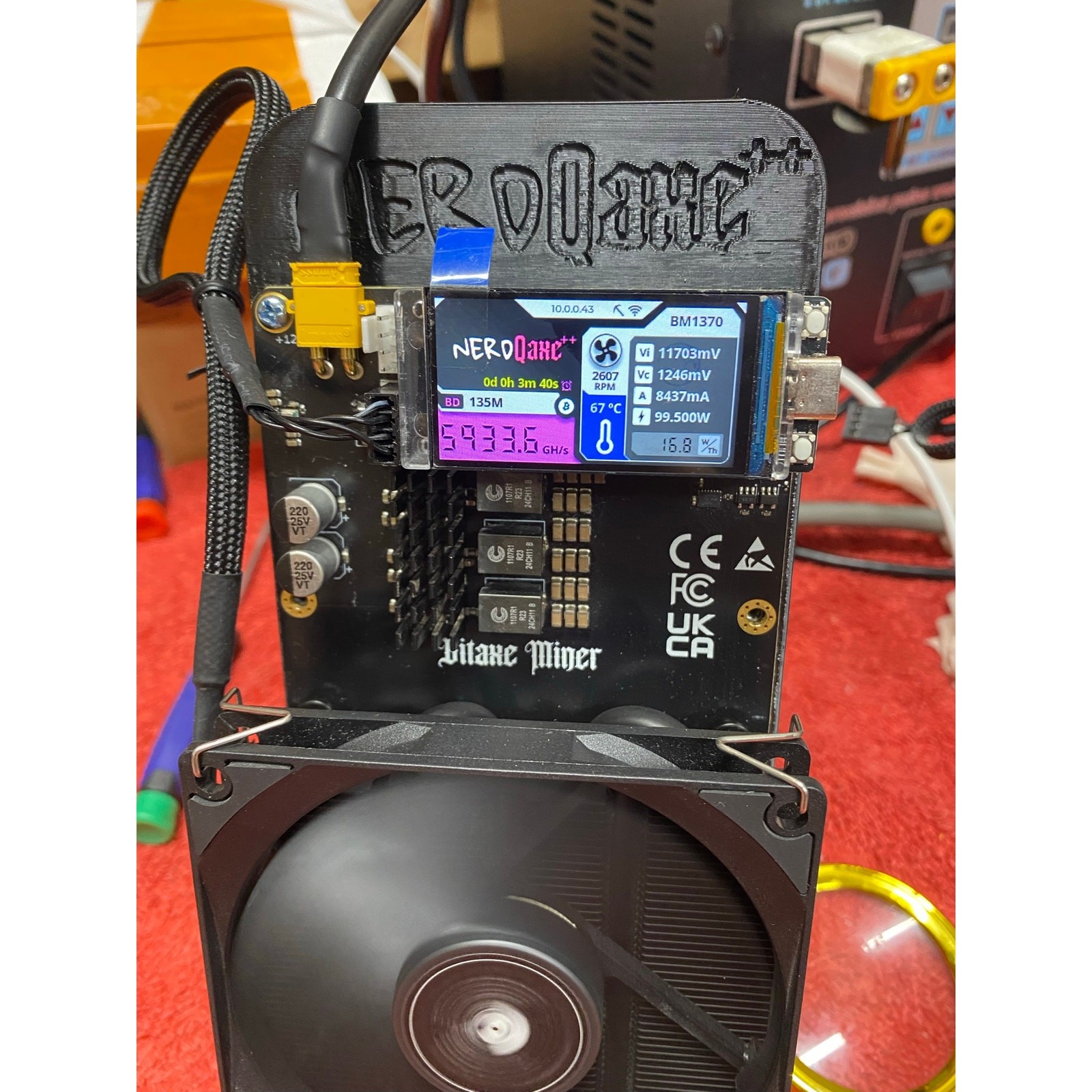 NerdQaxe++ 6Rev 6Th with PSU