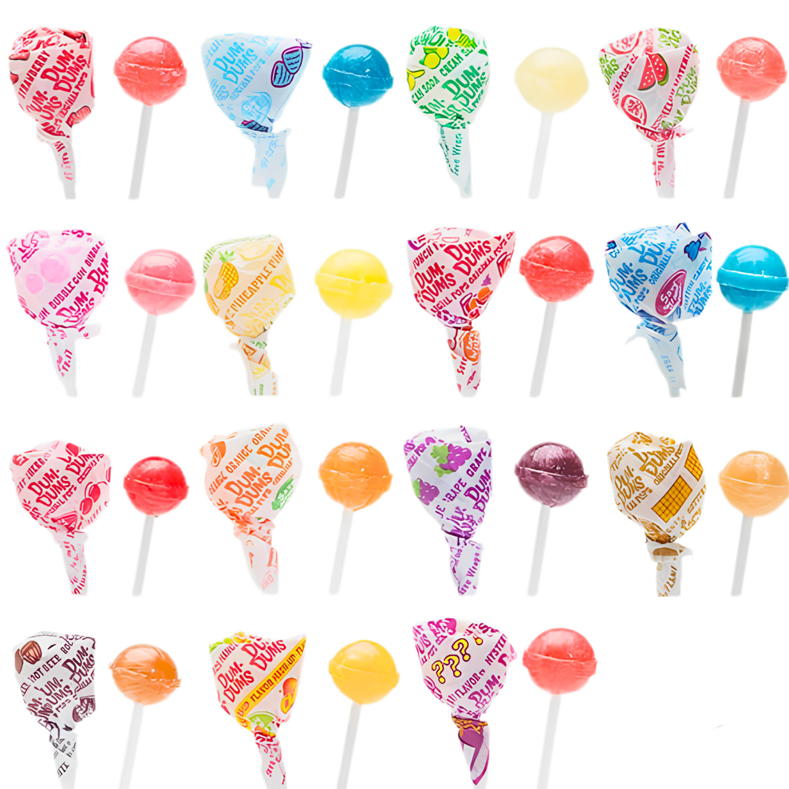 Dum Dums Original Mix Lollipops 2 LB Bulk Assorted Candy Made in USA