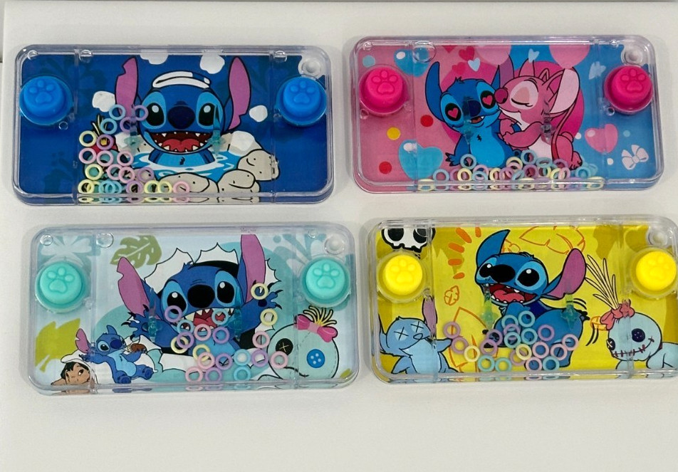 Cartoon Stitch Water Handheld Games, 2 Game Set, Perfect for Kids and Family New