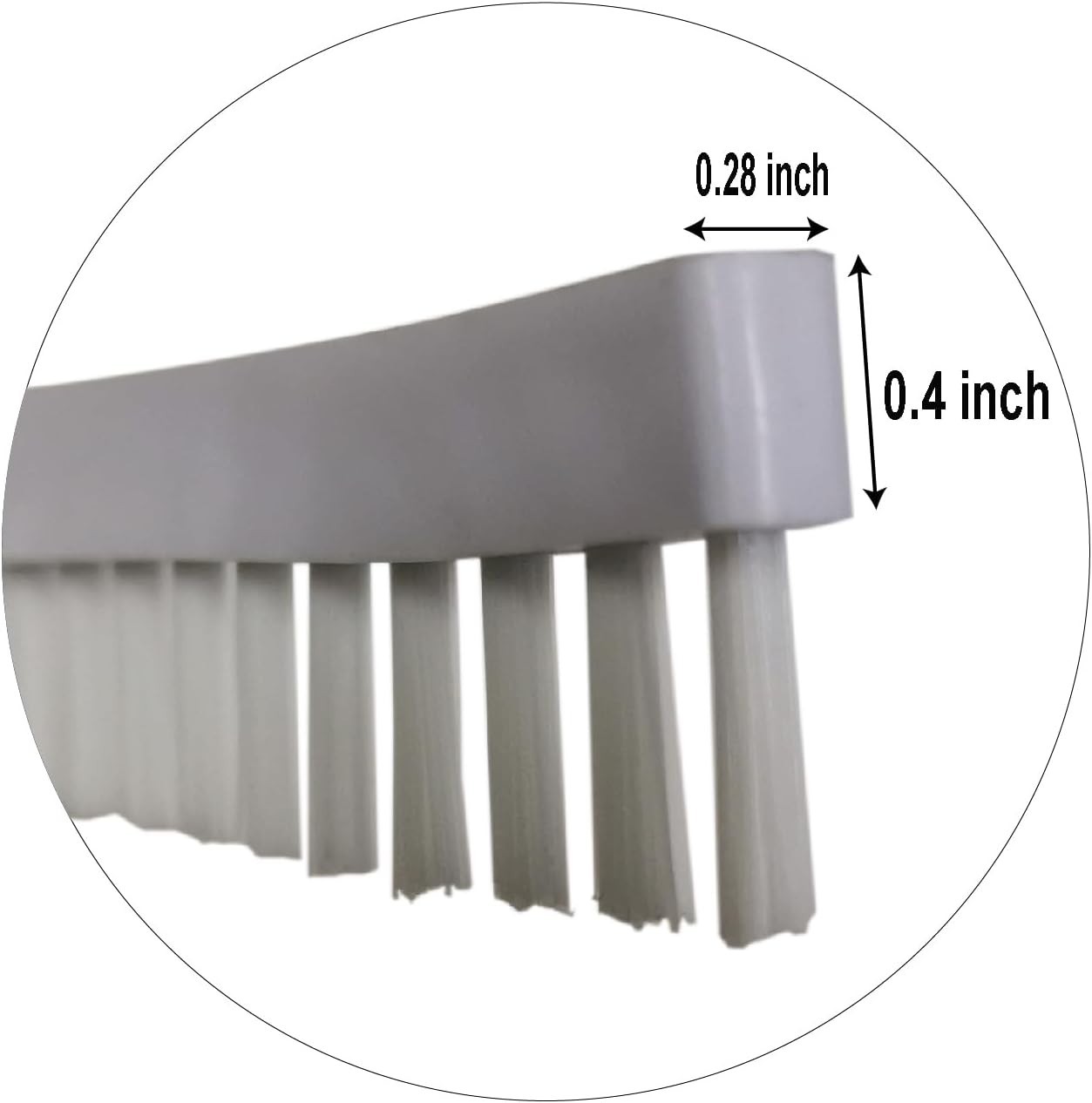 Medium Firmness Pool Leaf Bagger Brush Strips - 3 Count for Efficient Cleaning