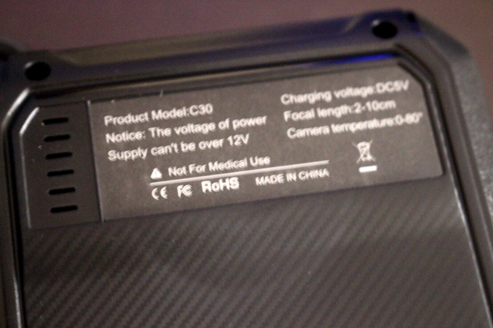 INDUSTRIAL ENDOSCOPE C30 VERSION 1.1