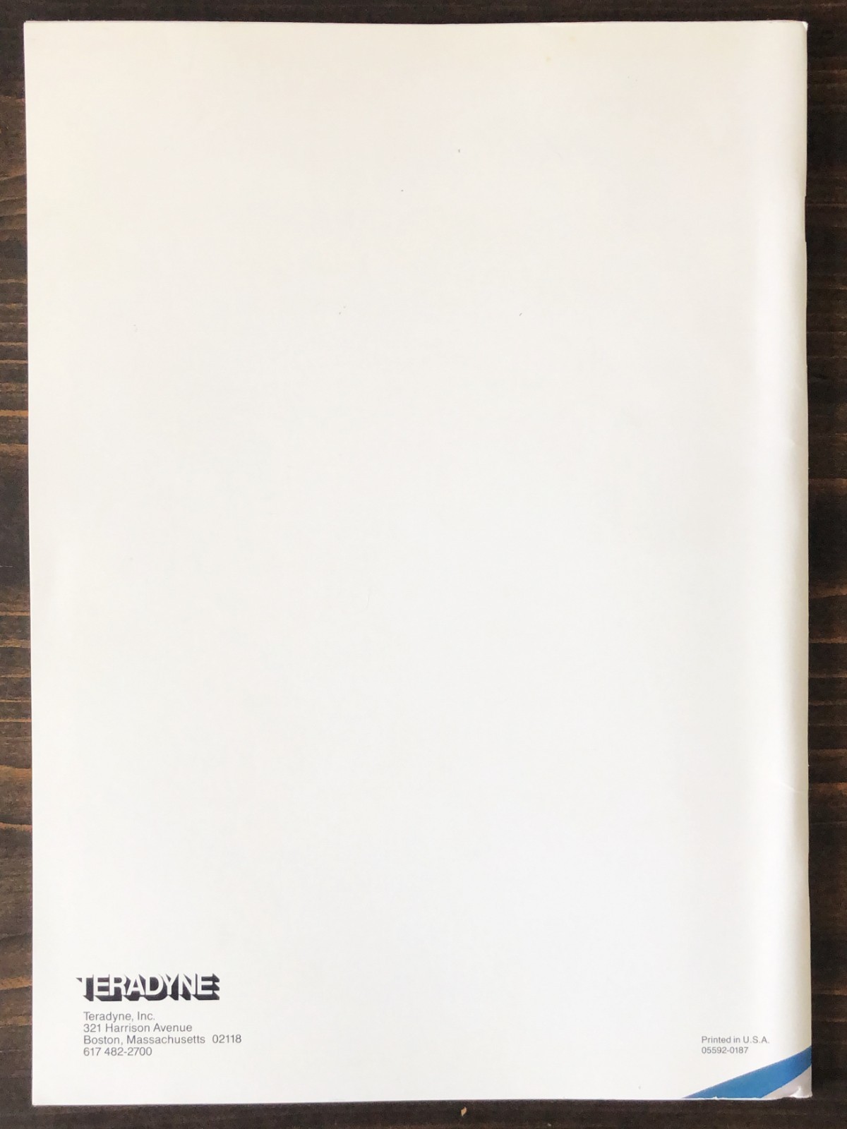 1986 Teradyne, Inc. Annual Report