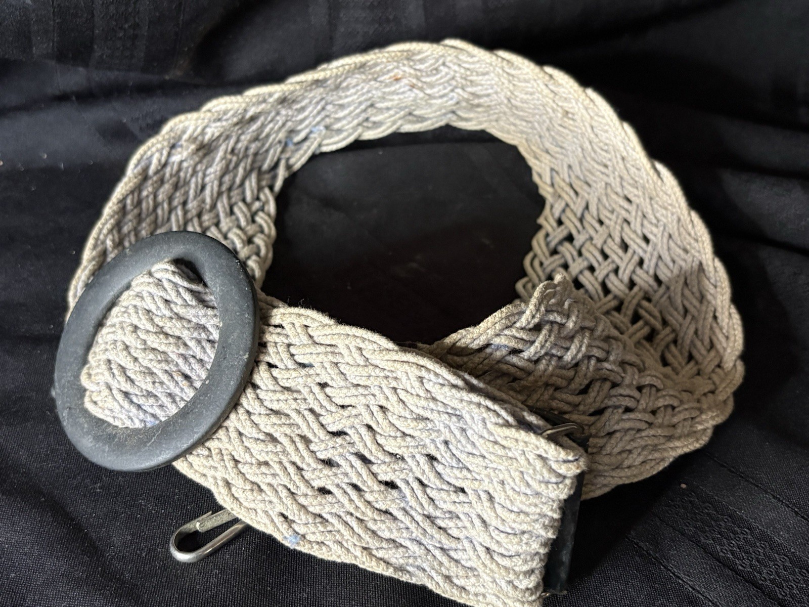 Macrame Adjustable Handwoven Camera Strap For 35mm Camera  "Orange Flower RI"