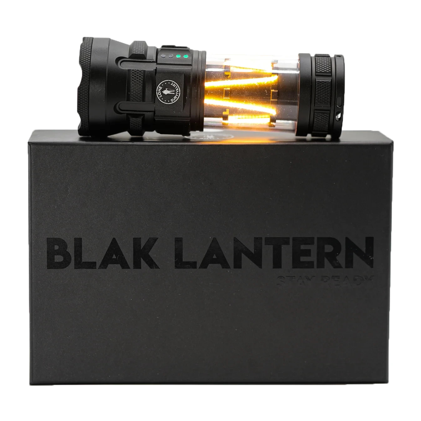 Blak Lantern Flashlight Combo w/ Tripod Lone Survivalist BRAND NEW IN BOX