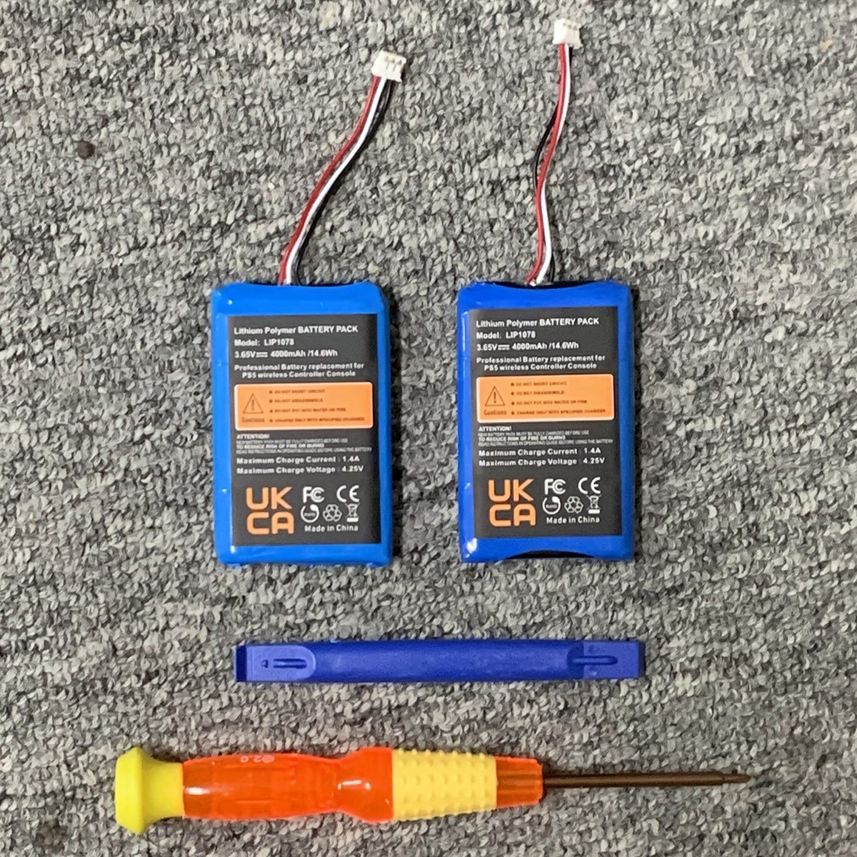 4000mAh Battery Replacement for Sony Playstation 5 Dualsense Controller w/ Tools