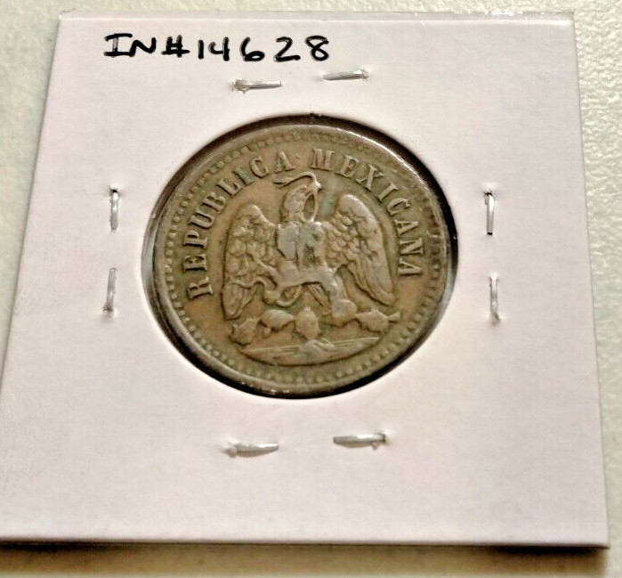 1895 Mexico - 1 Centavo Coin - KM #391.6 - (IN#14628)