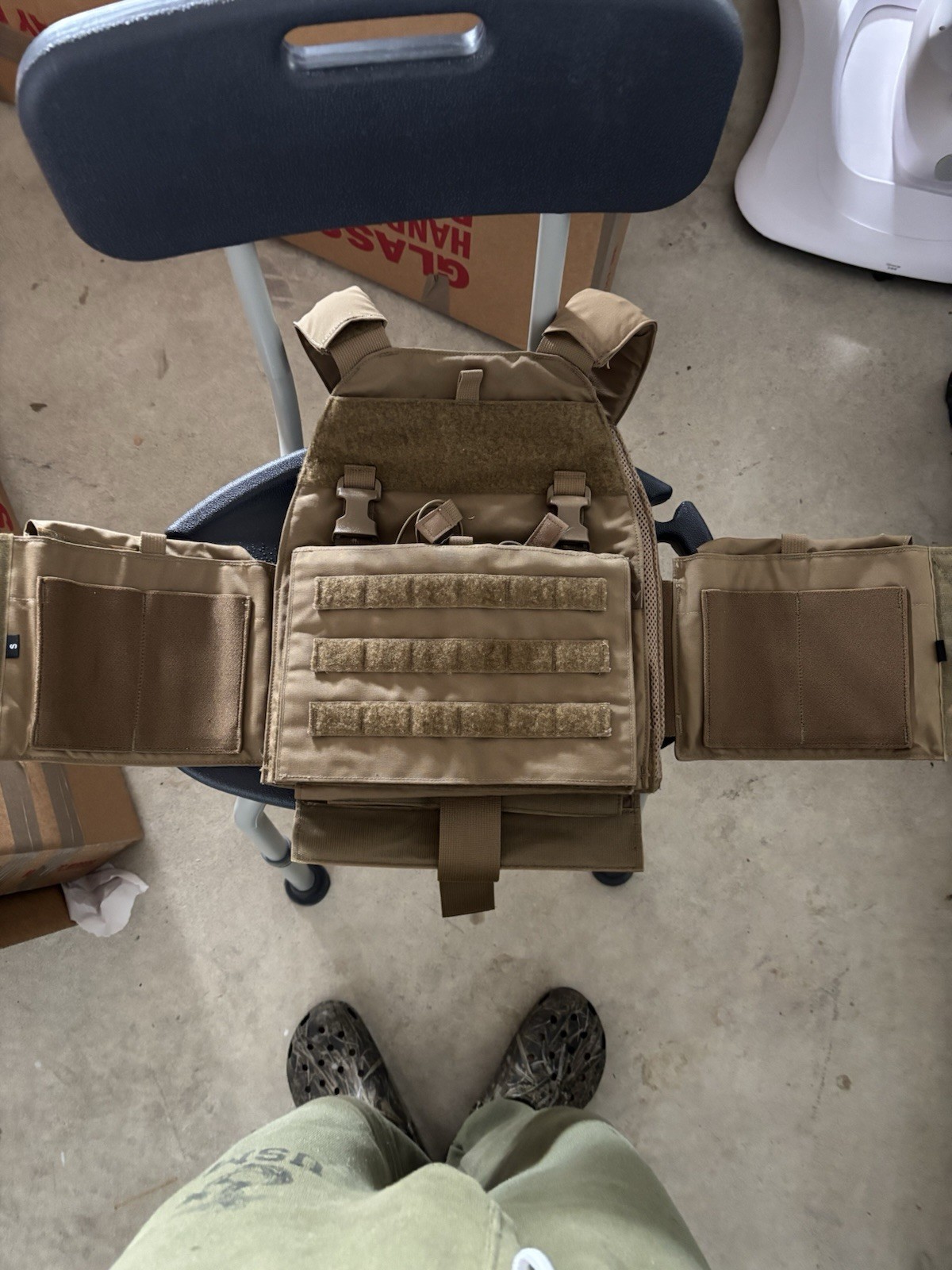 Velocity Systems Mayflower APC Assault Plate Carrier Coyote Brown, Size S/M