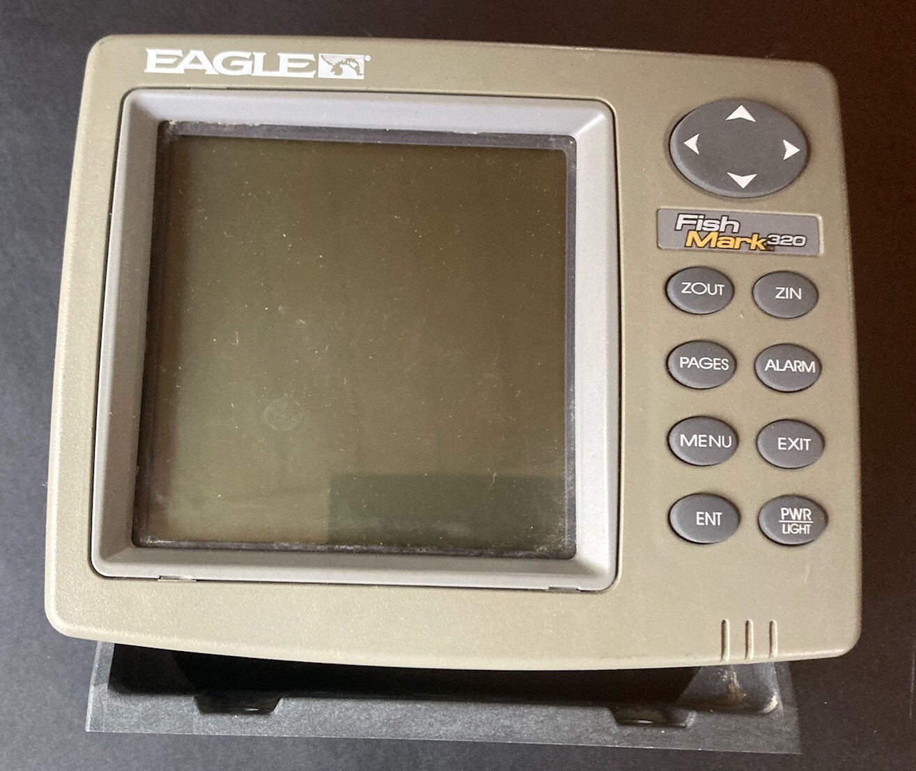 Eagle Fish Mark 320 Fishfinder Head & Mounting Bracket Only ~ Untested