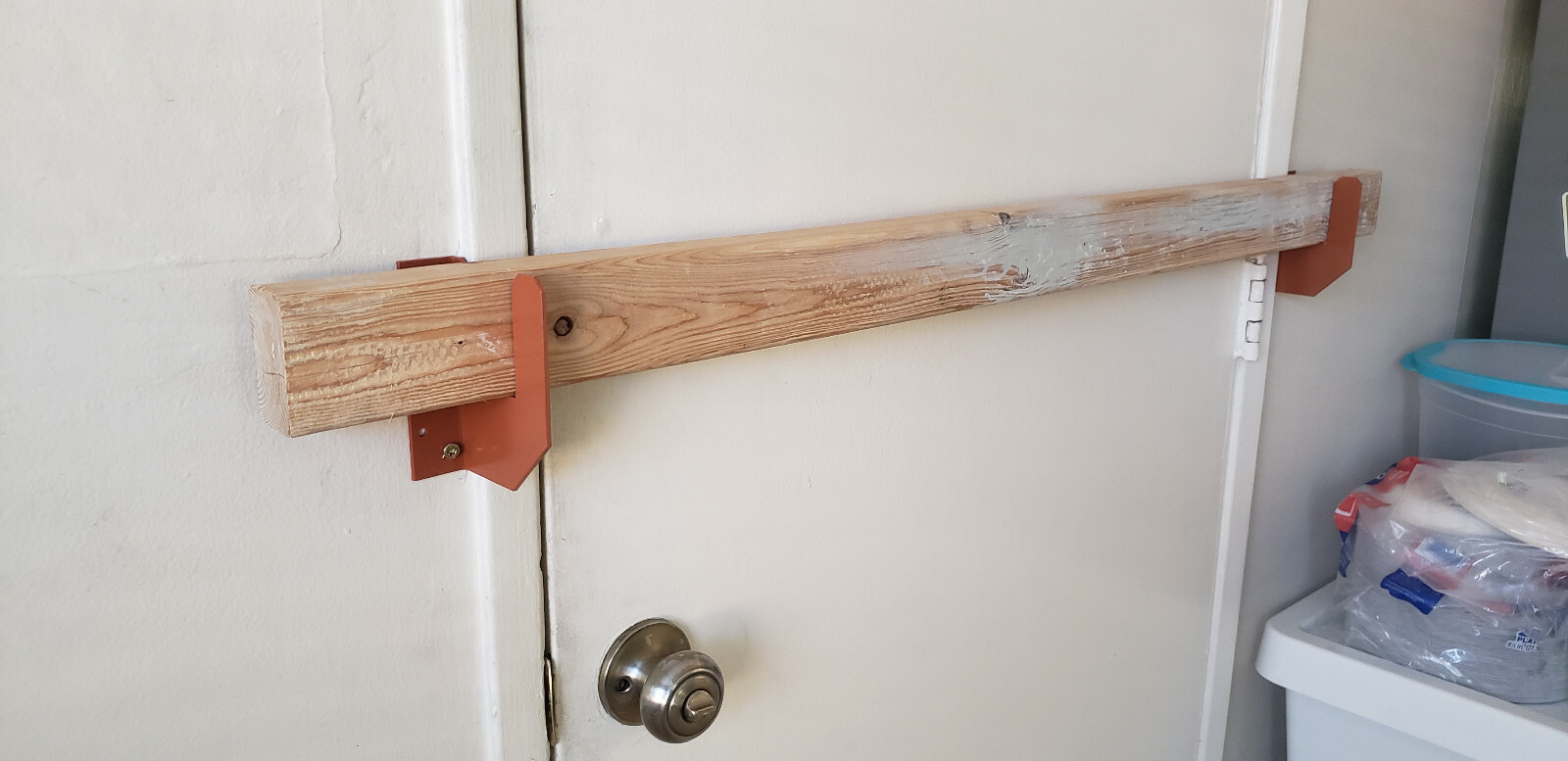 Door Security Brackets Fit 2x3 Board (2 pcs)