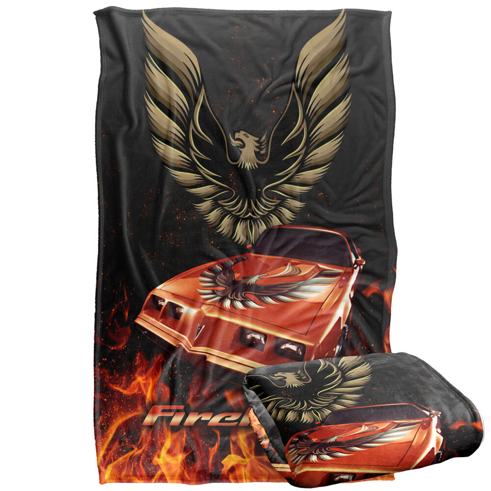 Pontiac Firebird Flames Silky Touch Super Soft Throw Blanket