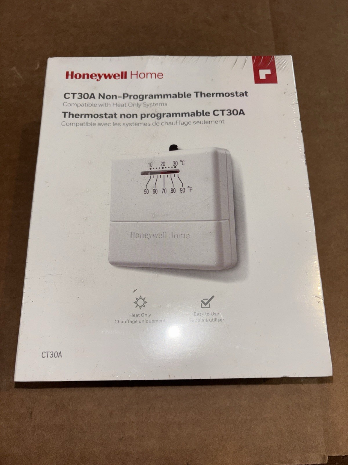 Honeywell Home CT30A Heating Dial Non-Programmable Thermostat CT30A1005 NEW