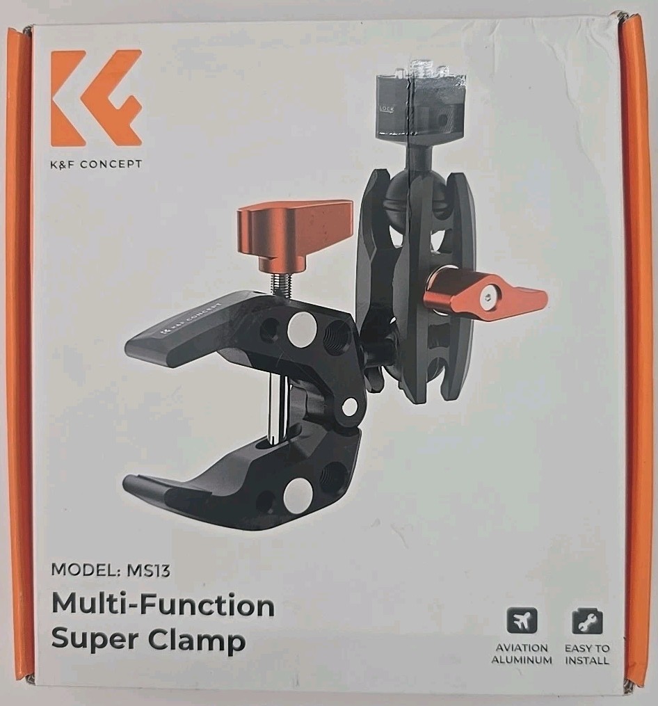 K&F Concepts Super Clamp with Ball Head Magic Arm MS13