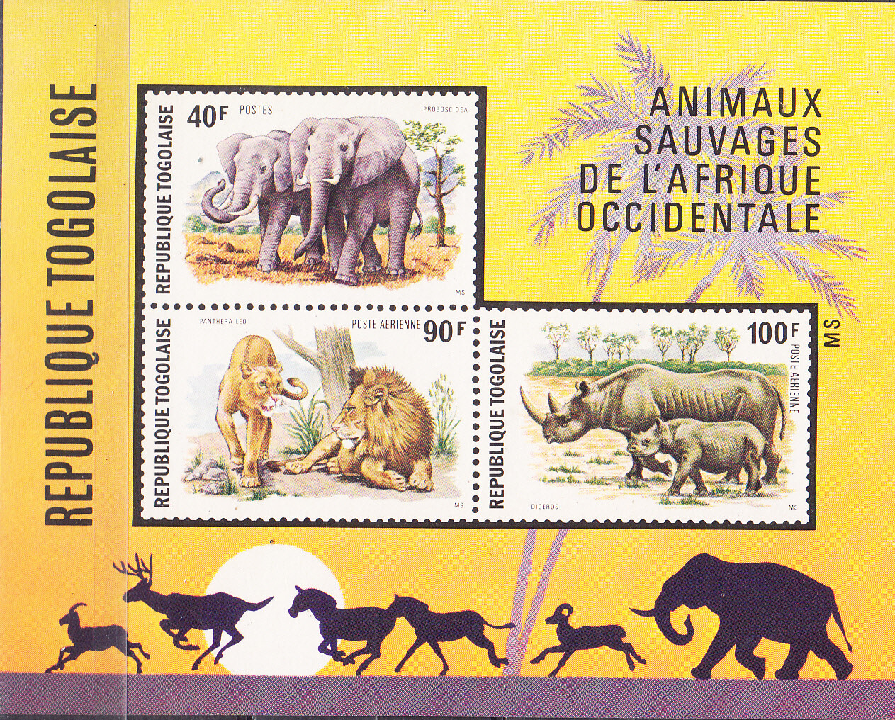 W TOGO C237a WILD ANIMALS